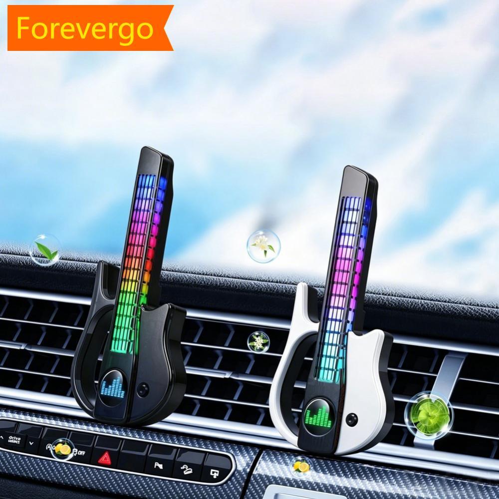forevergo RGB Music Rhythm Ventilação De Ar Do Carro Perfume Aroma Difusor Som Ativado Night Atmosfera Tomada De Luz Aro