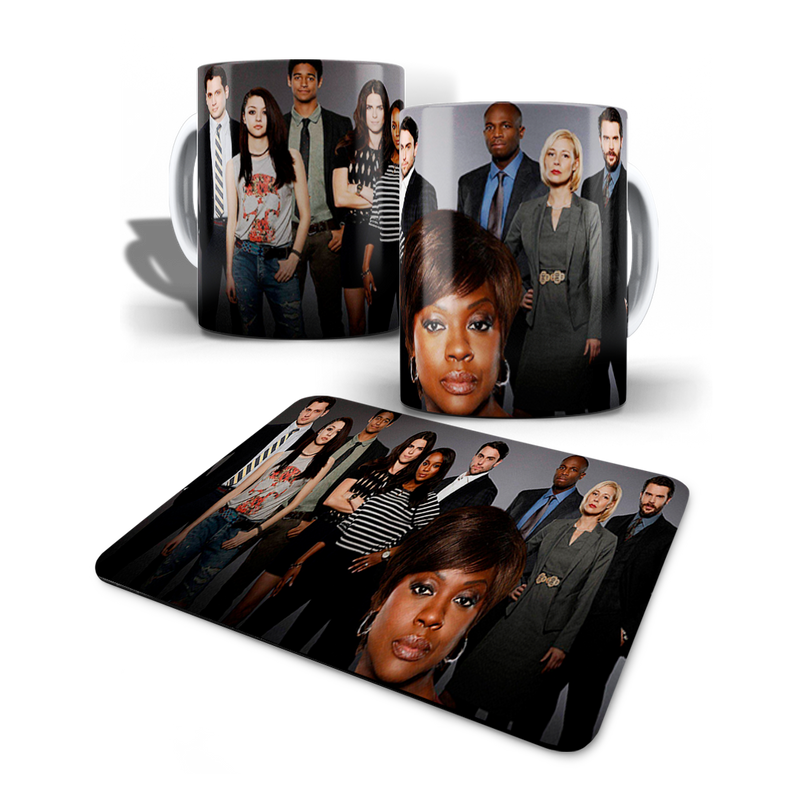 Kit Caneca Personalizada + Mouse How to Get Away with Murder Modelo 4