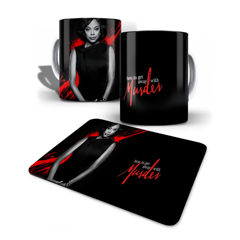 Kit Caneca Personalizada + Mouse How to Get Away with Murder Modelo 3