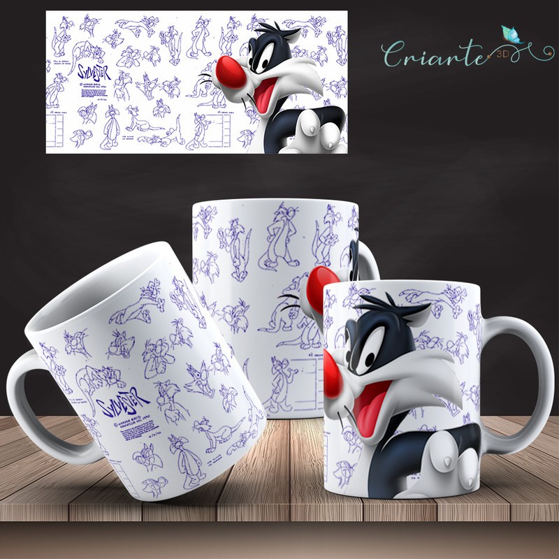 Caneca Porcelana Coleção Looney Tunes #14