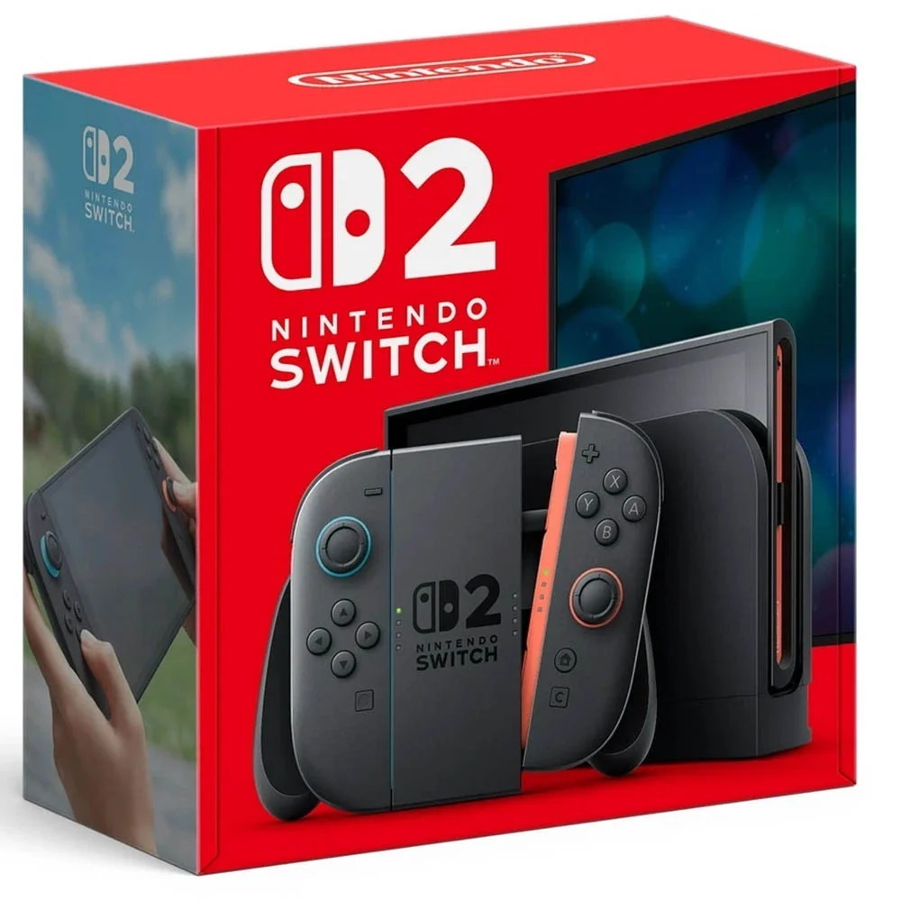Console Nintendo Switch 2 - 256gb, Tela LCD 1080p HDR, Som 3D Espacial - Novo/Lacrado
