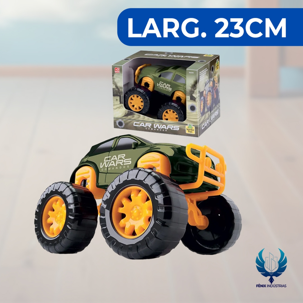 Carrinho Car Wars Comandos | 23cm | Samba Toys