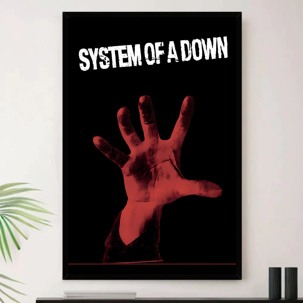 Quadro Placa Decorativa Música Internacional sistem of down Heavy Metal Metal Alternativo Álbuns com Moldura