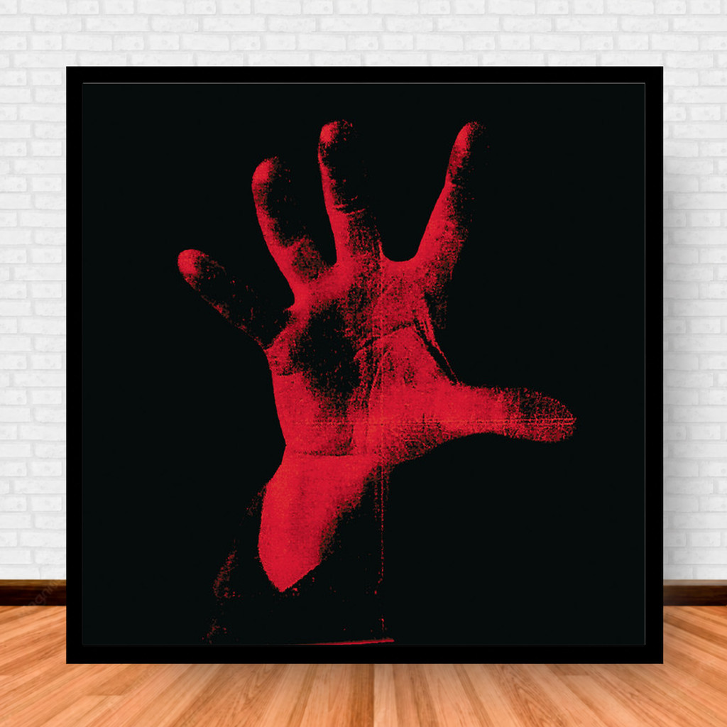 Quadro Decorativo Placa Música Álbuns System of a Down Rock com Moldura