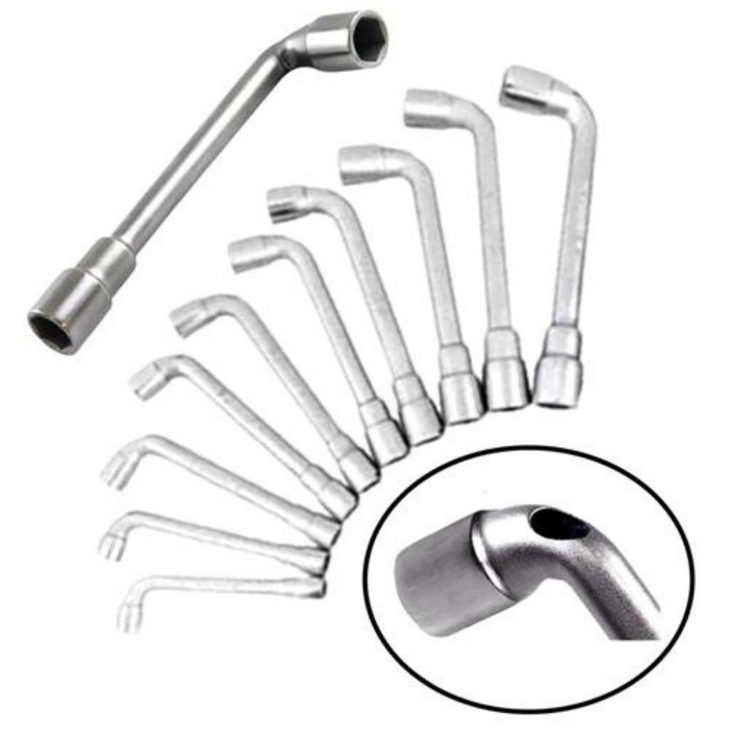 Jogo De Chave Tipo L Biela Furo 15mm a 22mm 8 Unidades 15mm 16mm 17mm 18mm 19mm 20mm 21mm 22 mm Kit com chaves grandes