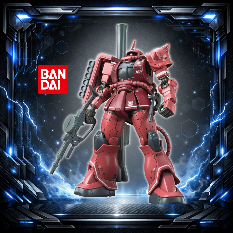 HG Mobile Suit Gundam: The Origin Char's Customized Zaku II Red Comet Ver. 1/144 Scale Pre-colored Plastic Model
