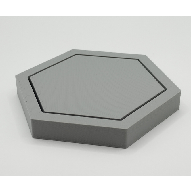 Muggora kit 3 Jogo Americano de Design Hexagonal Porta copos