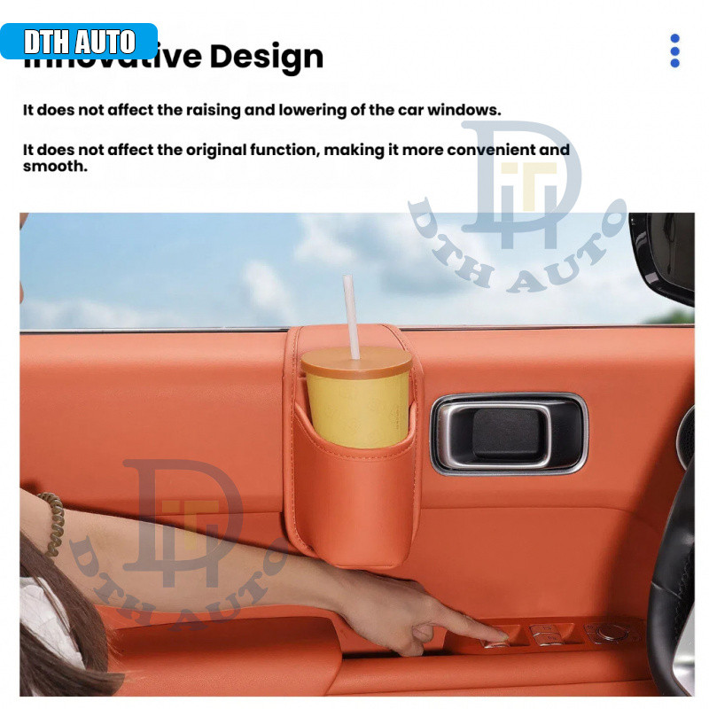 Porta-copos para porta de carro, design lateral, caixa organizadora de armazenamento para carro, universal para sedã e S