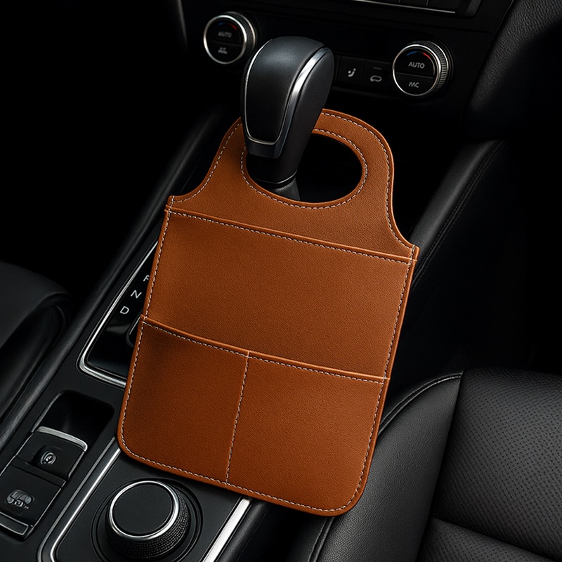 Saco De Lixo Para Carros Automáticos C/ Bolso Estilosa e Impermeável Design Premium