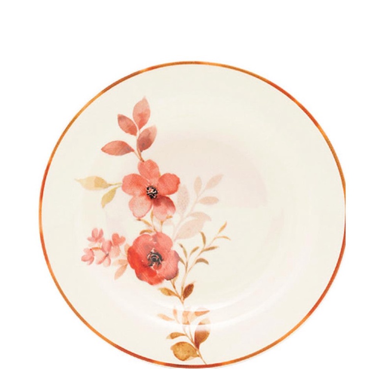 DONNA PLUS CHA DAS 5 PRATO FUNDO 23 CM - CAIXA C/ 12 PEÇAS