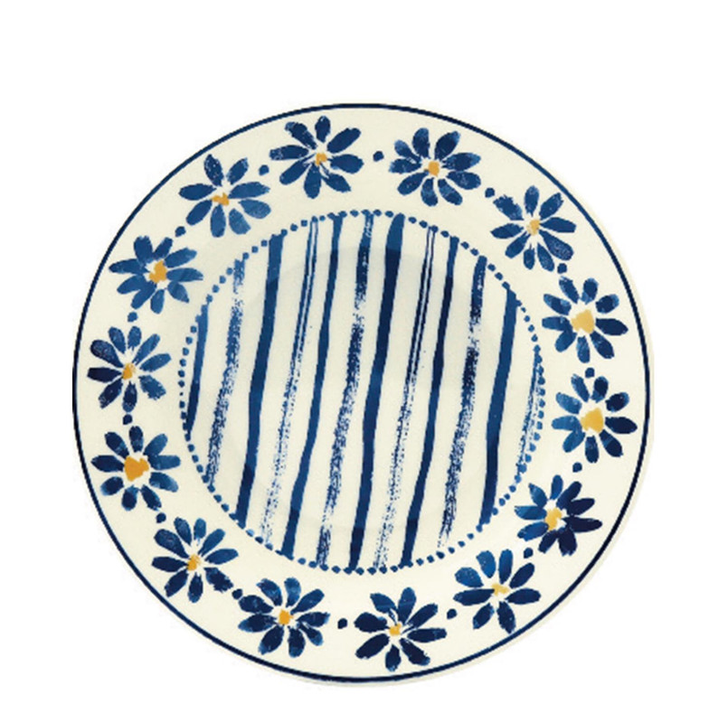 DONNA MARGARIDAS PRATO FUNDO 21,5 CM - CAIXA C/ 12 PEÇAS
