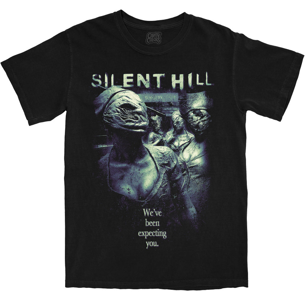 Camiseta Masculina Silent Hill Estampa de Personagens Assustadores Moderna Confortável Atemporal Tendência