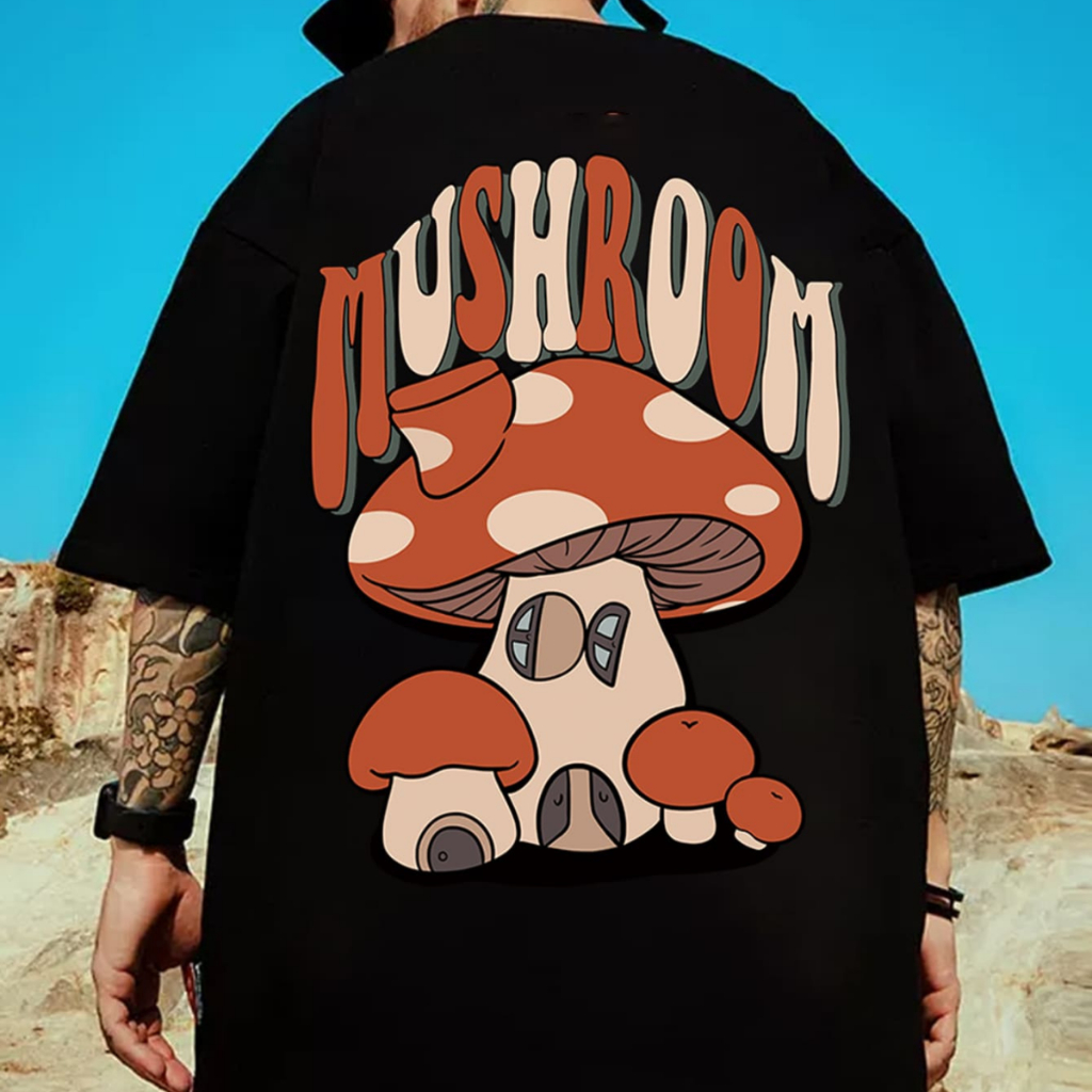 Camiseta Camisa Streetwear Mushroom 100% Algodão