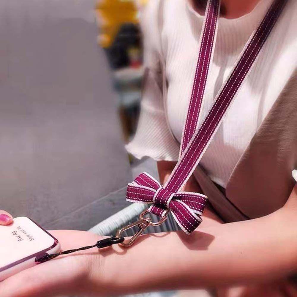 Correias Do Telefone Móvel Titular Cartão De Identificação Cordão Neckband Chaves Pendurar Corda Chaveiro