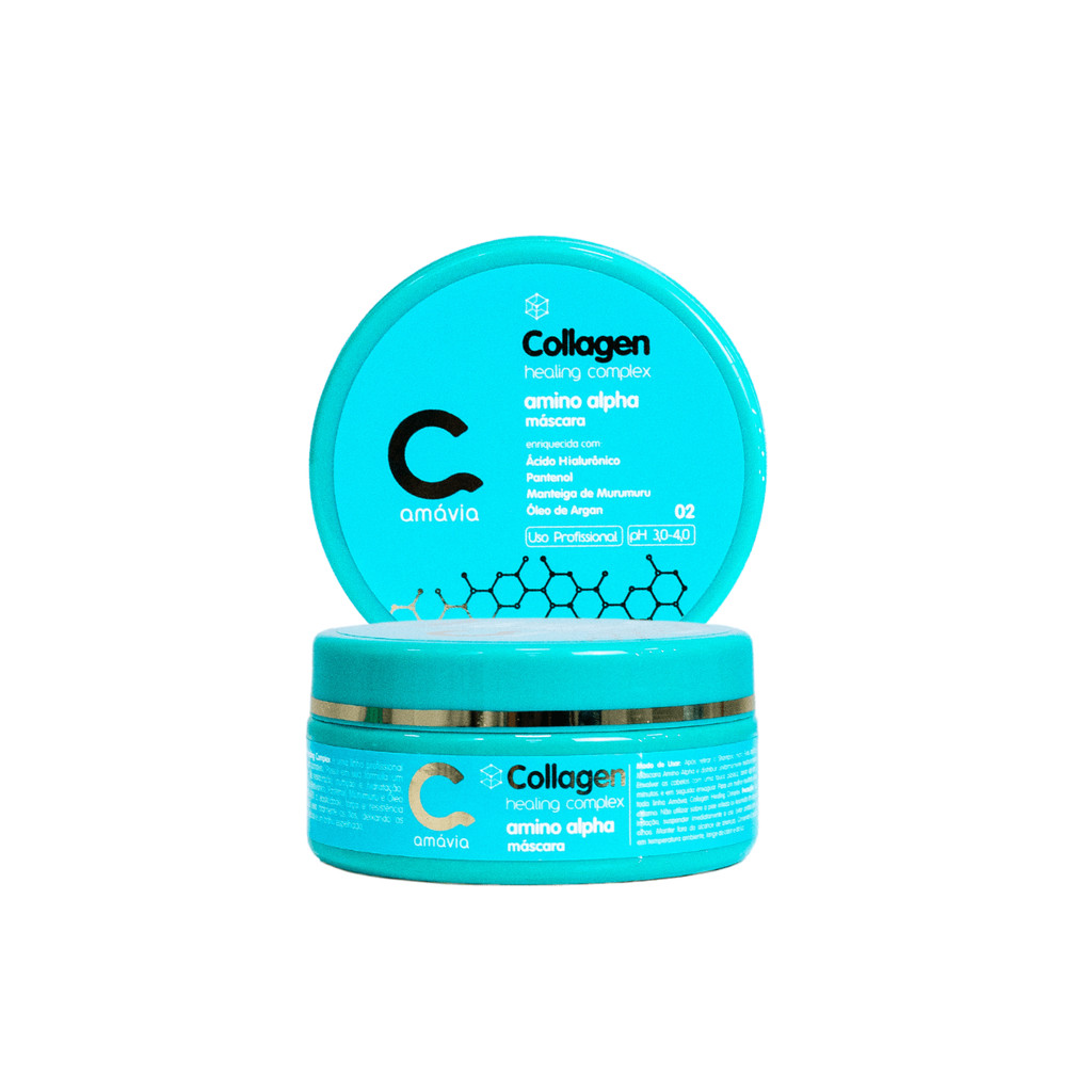 MÁSCARA AMINO ALFA COLLAGEN HEALING COMPLEX AMAVIA PLUS 200G