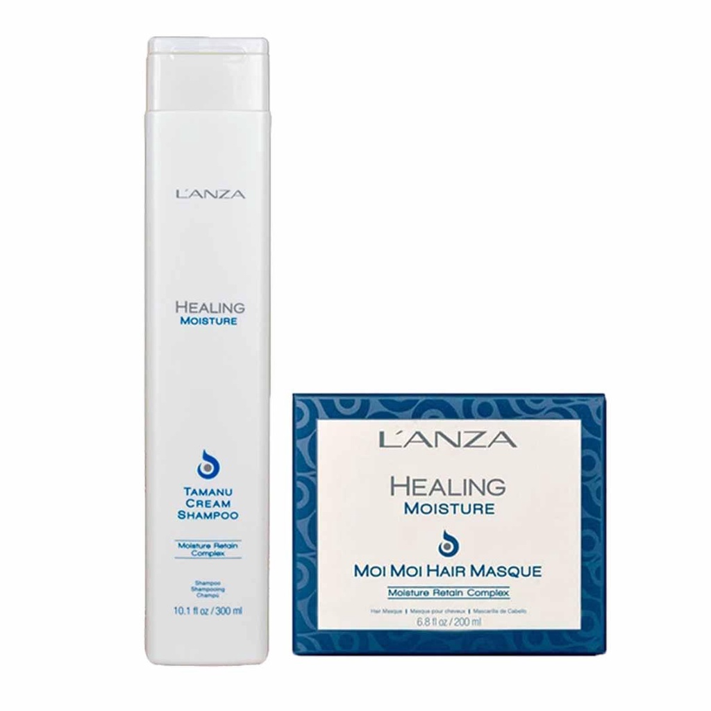 Kit Lanza Healing Moisture Sh300ml E Máscara. Moi Moi  200gr