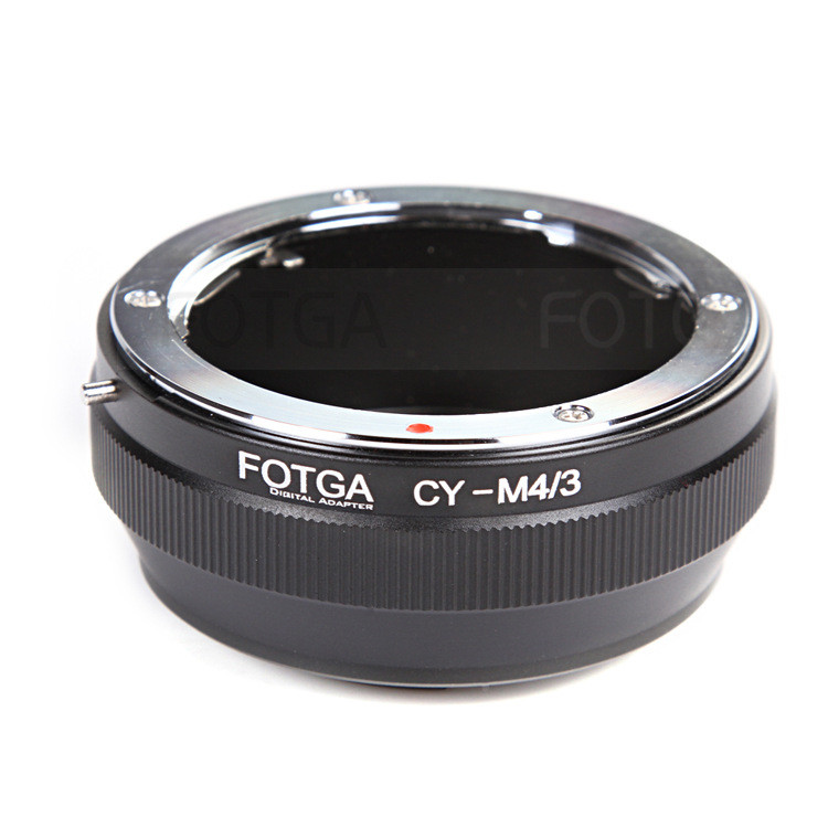 O anel adaptador FOTGA CY-M4/3 é adequado para converter de Contax para montagem de câmera mirrorless Panasonic Olympus