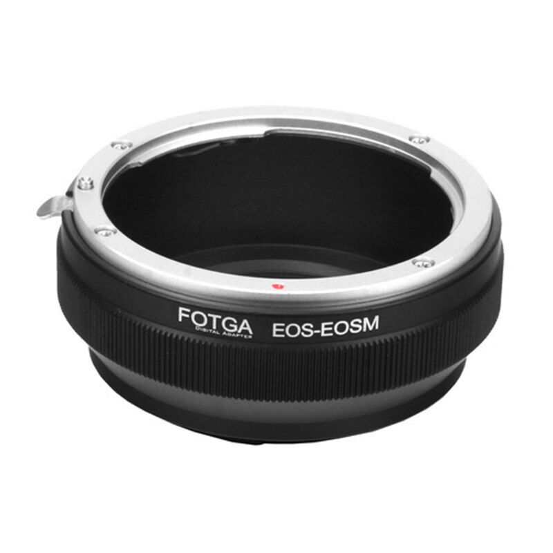 O anel adaptador FOTGA EOS-EOSM é adequado para converter lentes Canon EOS para corpos de câmeras mirrorless EOSM.