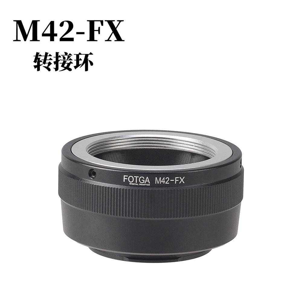 O adaptador de lente FOTGA M42-FX é adequado para converter a lente M42 do Eight-feather Monster em um corpo de câmera m