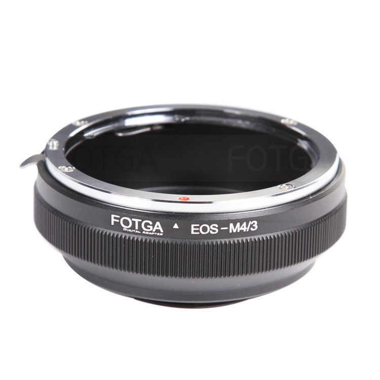 O Adaptador de Lente FOTGA EOS-M4/3 é adequado para que lentes EF sejam usadas com Olympus M4/3.
