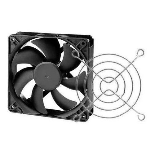 10 X  Micro Ventilador + Grade Metálica 120x120x25mm 12v