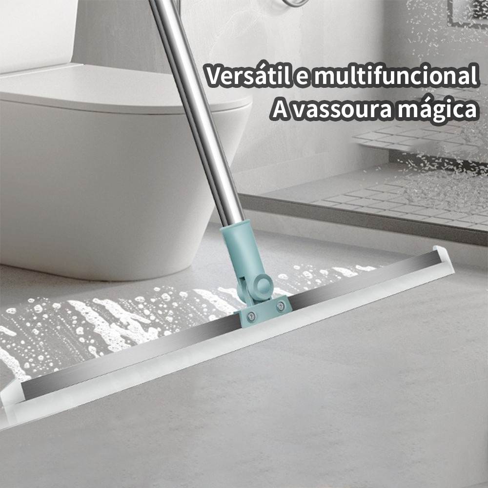 Rodo De Silicone Articulado Cabo 1 Meter Facil Armazenar Seca Tudo Box Banheiro Janela