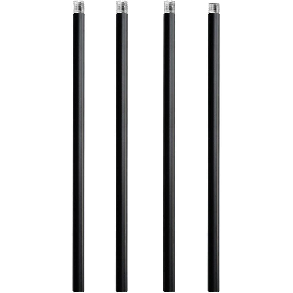 N//A HALIGATE Matte Black M12 Threaded Extension Rod for Pendant Light, Island Lighting, Chandeliers,Lighting Fixture Do
