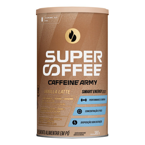 Supercoffee Vanilla Latte - Economic Size (380g) - Caffeine Army