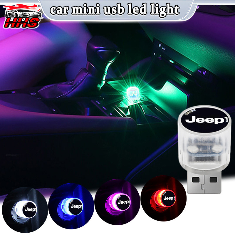 Jeep Car Usb Led Sem Fio Iluminação Interior Do Carro Mini Atmosfera Luz Multi-Função Fácil De Usar Para Renegade Compas