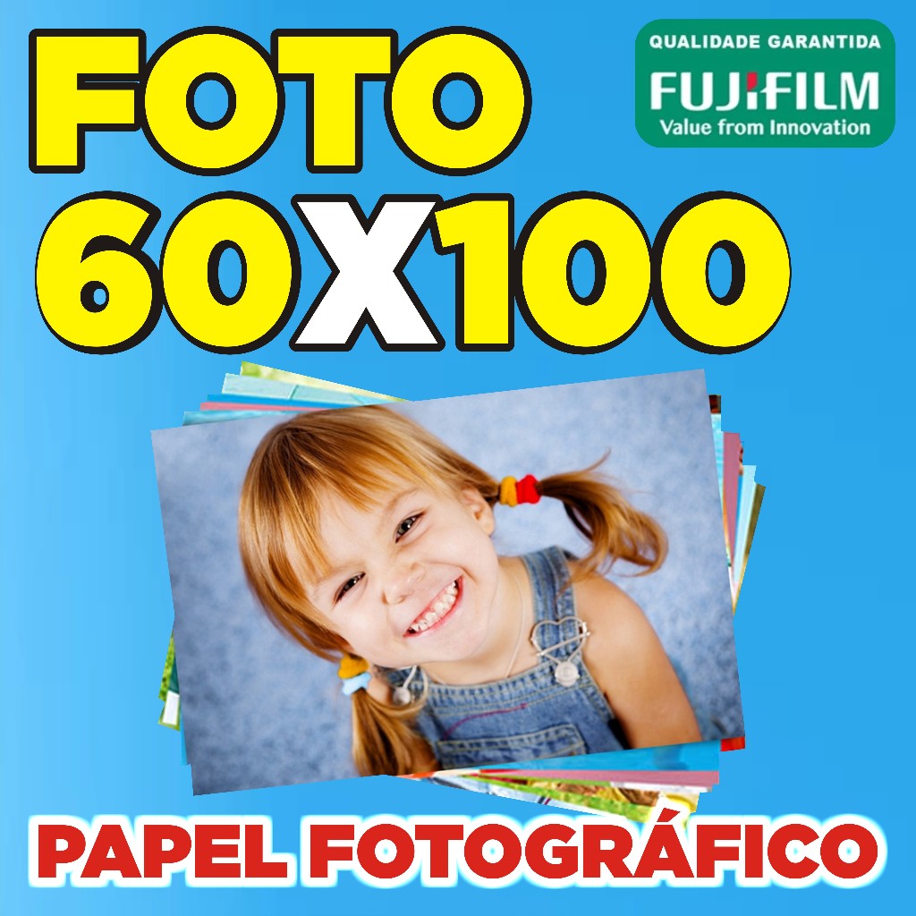 Foto e Imagem para Quadro Decorativo 60x100 Cm Papel Fotográfico Fujifilm