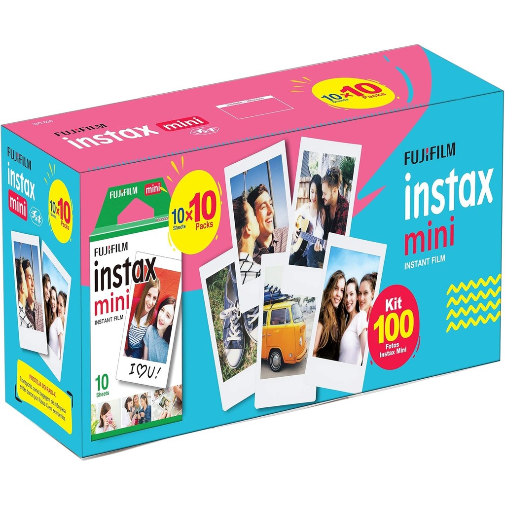 Filme Instax Mini com 100 Fotos - Fujifilm