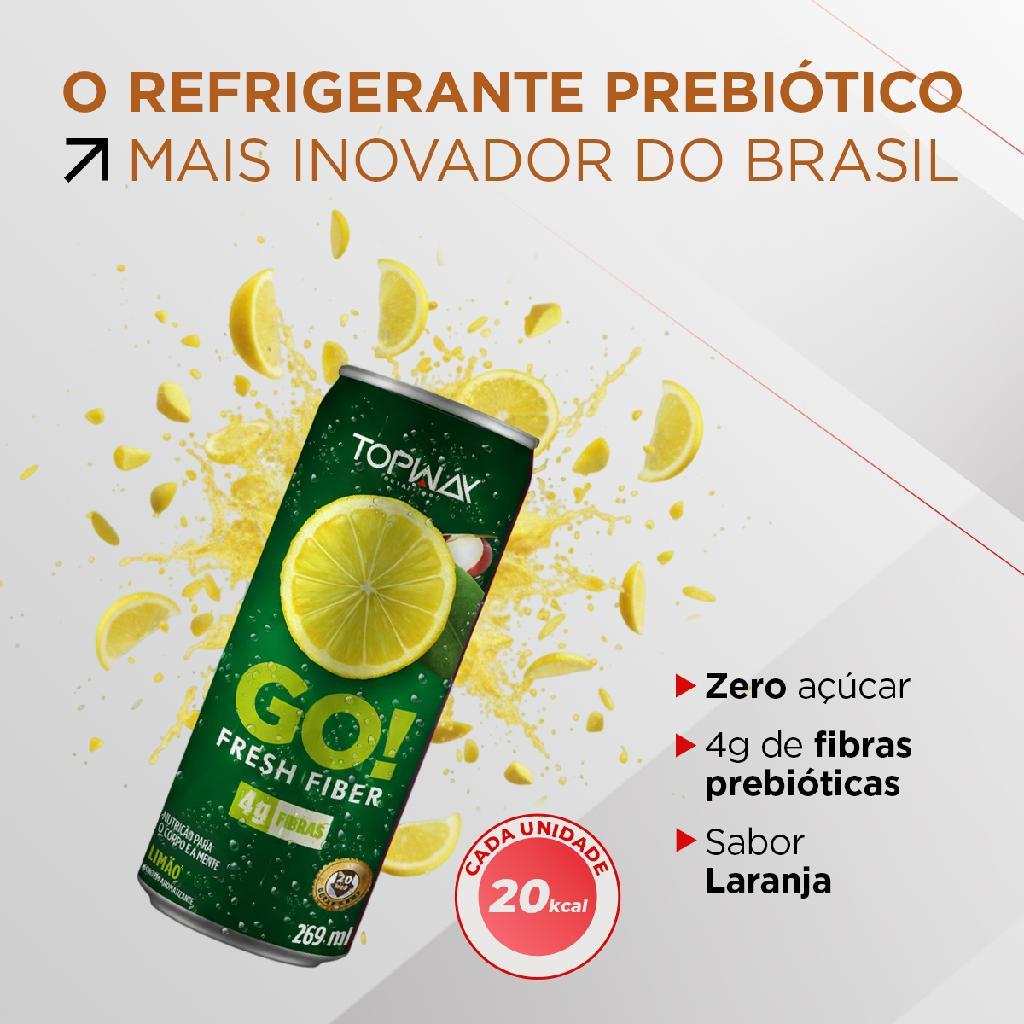Bebida Gaseificada Prebiótica Go Fresh  Sabor Limão 269ml