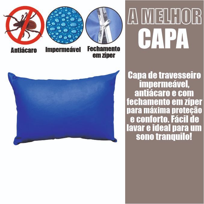Capa travesseiro hospitalar impermeável fronha antialérgica almofada encosto couro sintético