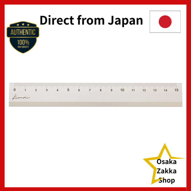 Régua De Alumínio Compatível Com Mão Esquerda E Direita Kyomei Plastic LR 15 Cm Prata KLR-15-SI [Direto Do Japão]