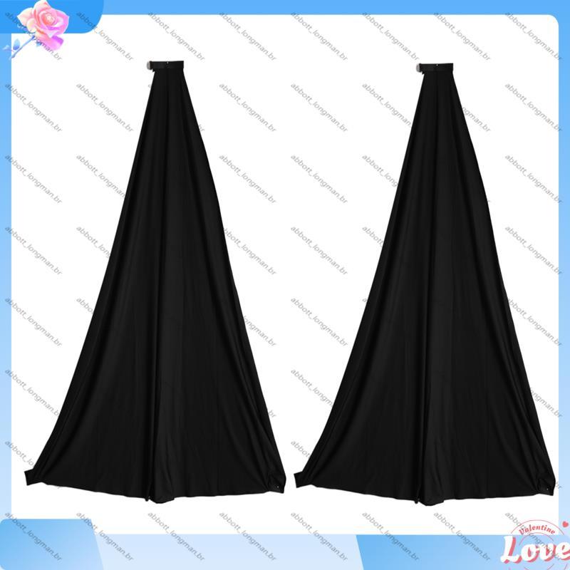[Quick A] Universal Dj Light Speaker Stand Saia Tripé Scrim Capa Com Material De Poliéster Extensível , 2 Peças