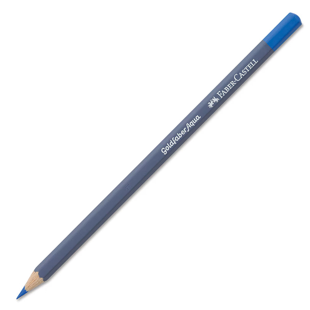 Lapis de Cor Goldfaber Aqua Faber-Castell 140 Light Ultramarin