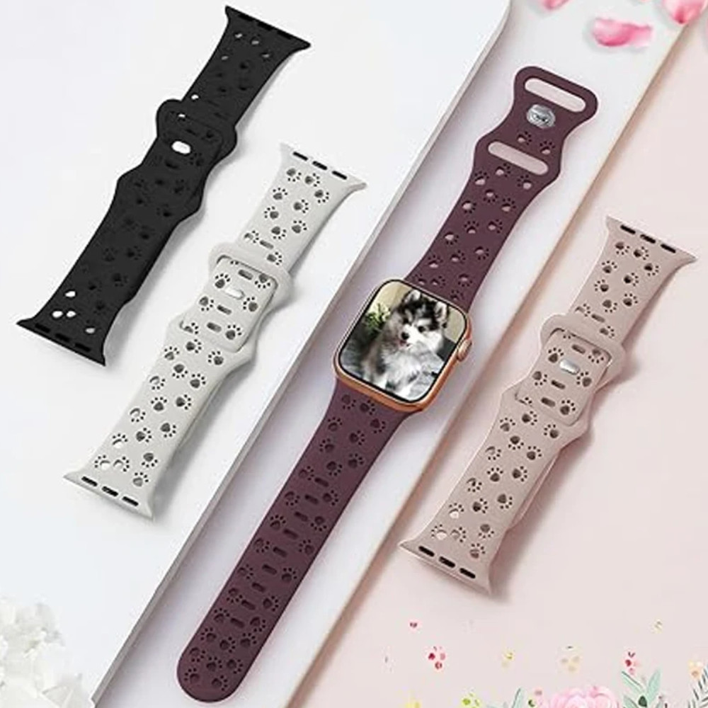 Pulseira de Silicone para Apple Watch 46mm 45mm 44mm 42mm 41mm 40mm 38mm SE Series 12 11 10 9 8 7 Ultra 4 3 2 49mm