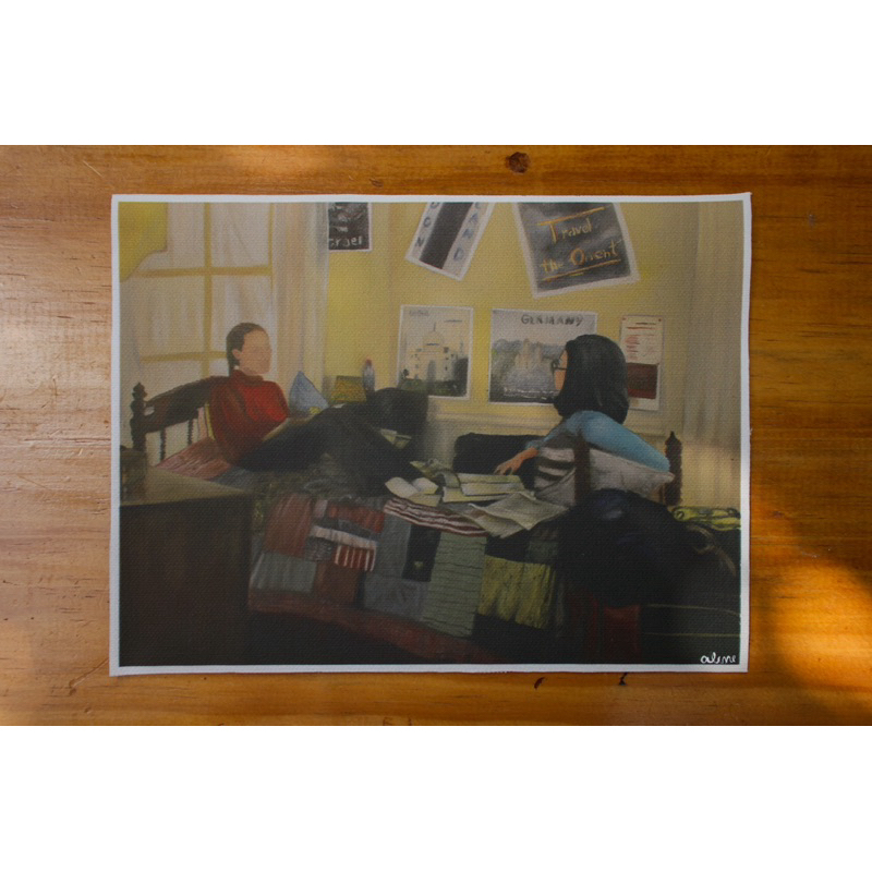Print em Canvas Rory Gilmore 15x20 Quadro Autoral Série Gilmore Girls