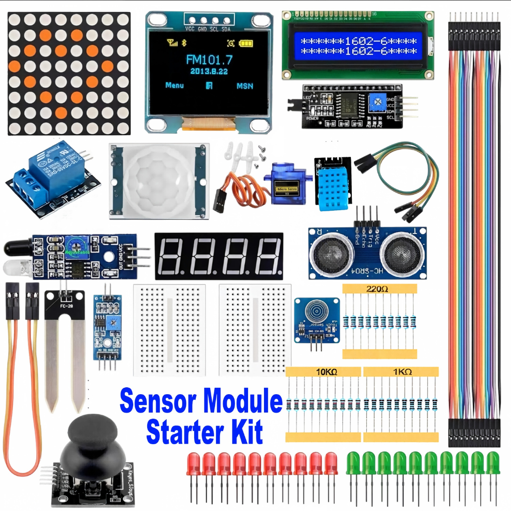 [Kit De Sensor Arduino] Inicial De Módulo Para Uno Set R3 , Display LCD OLED 1602 De 0.96 