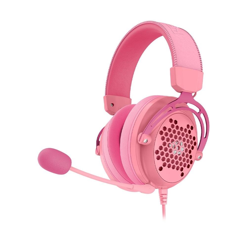 Headset Gamer Redragon Diomedes Rosa H388-p