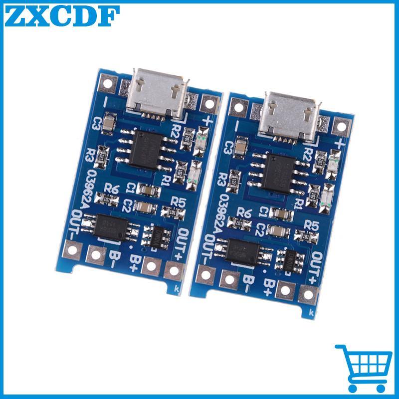 uloverun188 2 Pçs/set 5V Micro USB 1A 18650 Módulo Carregador De Placa De Carregamento Novo