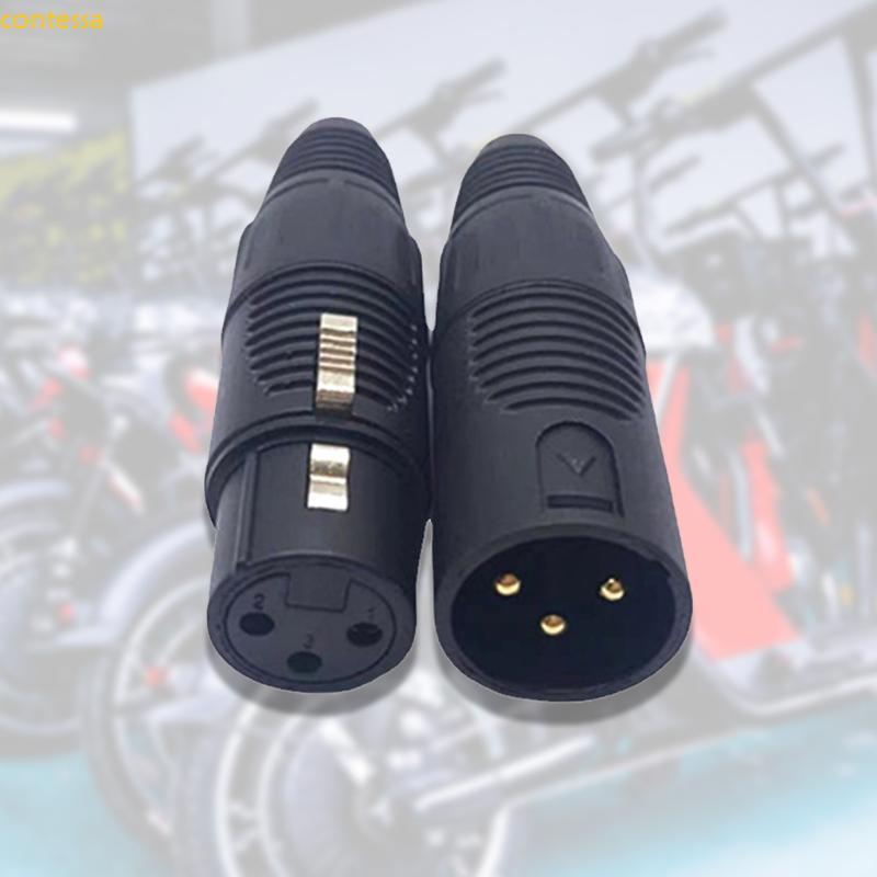 contessa XLR 3 Pinos Fêmea Microfone Conector Para Electrical
