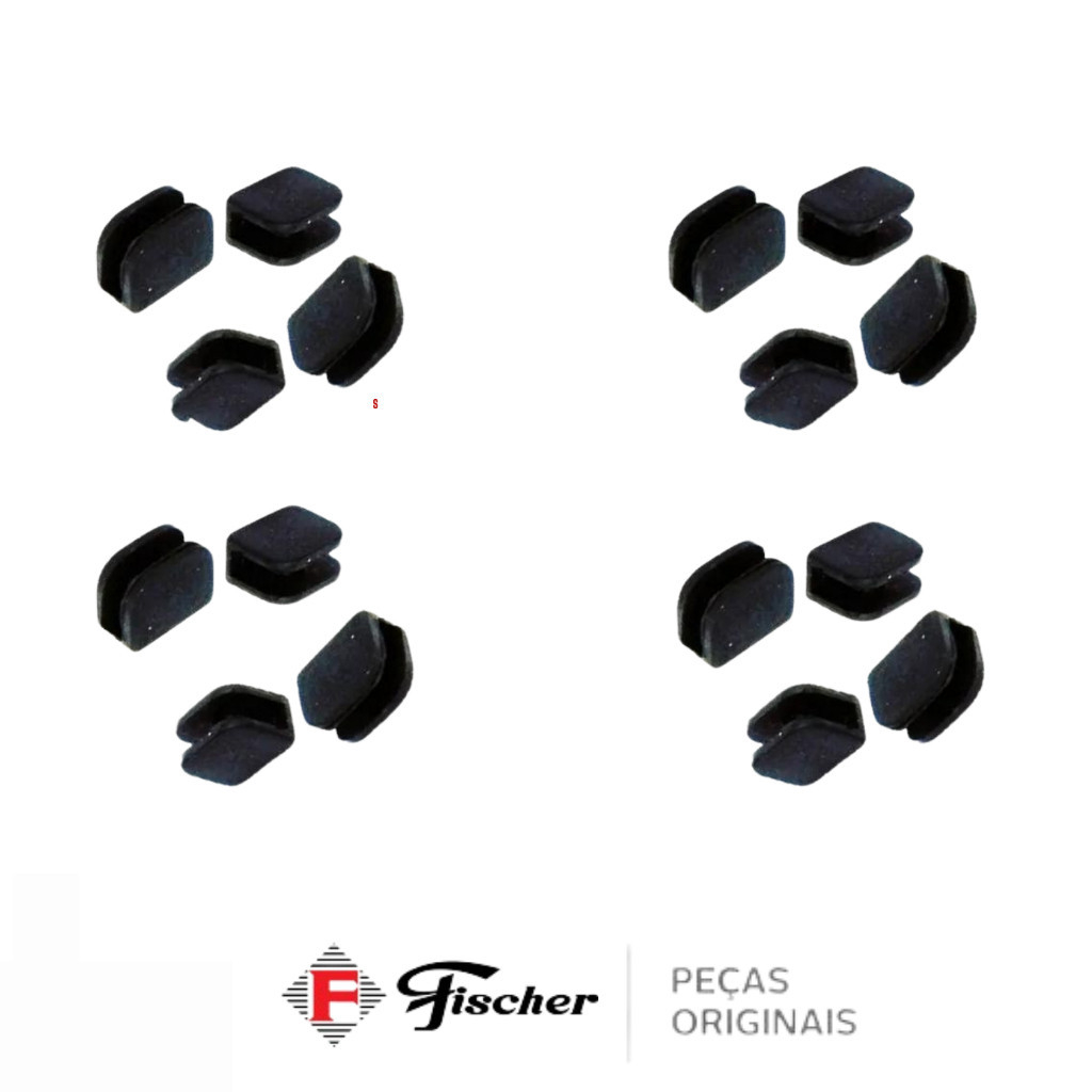 Borracha da trempe grade fogão cooktop fischer | 20 peças