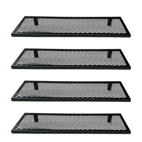 Prateleira  Industrial Com Grade 20x60cm Decoração- 102