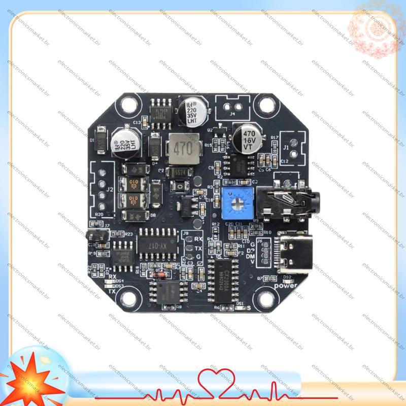 [Em Vendas E] Módulo De Controle De Reprodução De MP3 De Voz De 20 W Placa Áudio RS485 Porta Serial Prompter-B20F-485 Ve
