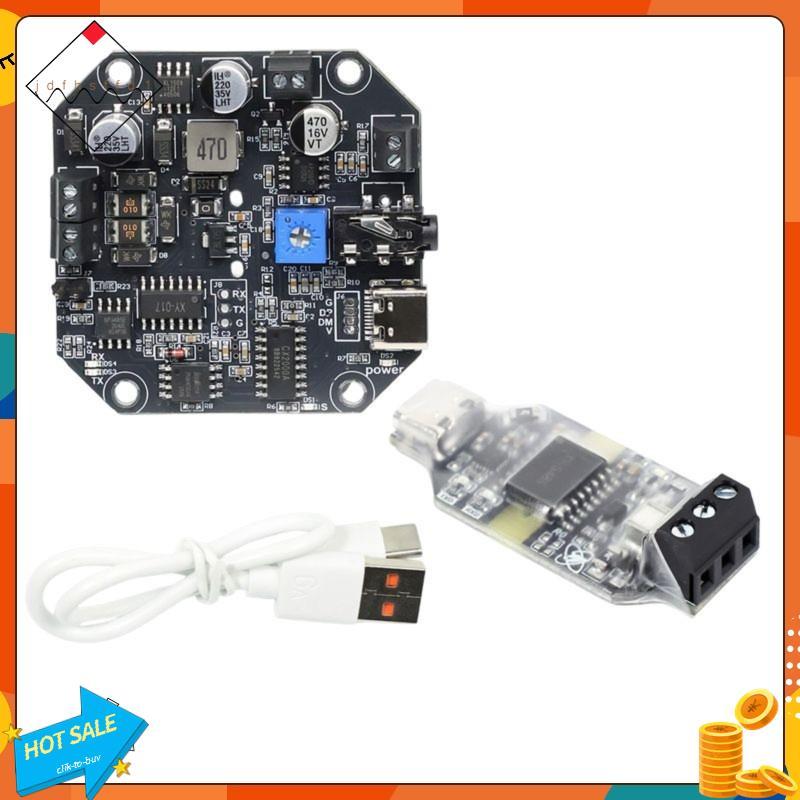 [Promover J] Módulo De Controle De Reprodução De MP3 De Voz De 20 W Placa Áudio RS485 Porta Serial Prompter-B20F-485 Kit