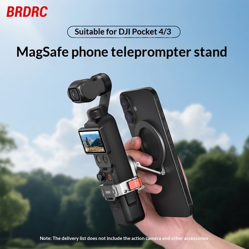 Adequado para DJI OSMO POCKET 4/3 Prompter suporte magnético proteção quadro adaptador de expansão acessórios