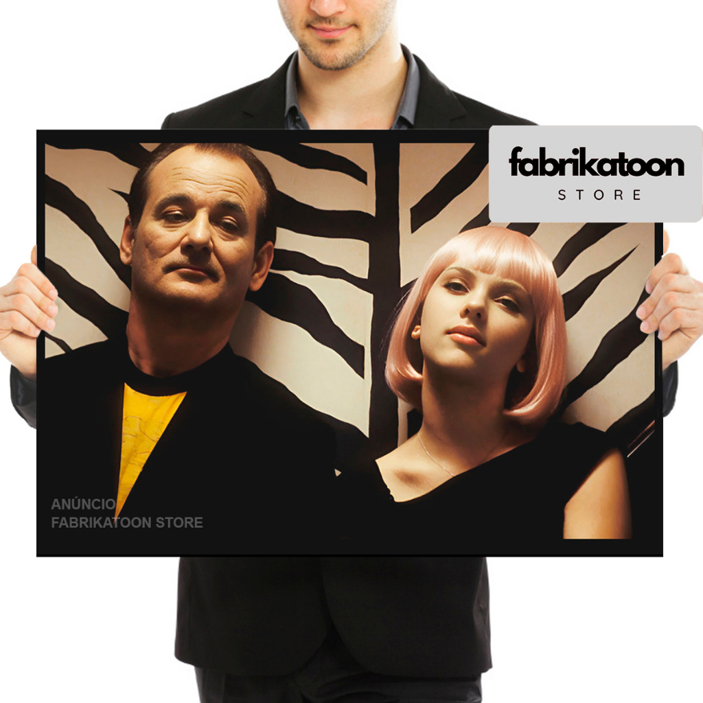 QUADRO DECORATIVO FILME ENCONTROS E DESENCONTROS - lOST IN TRANSLATION CINEMA