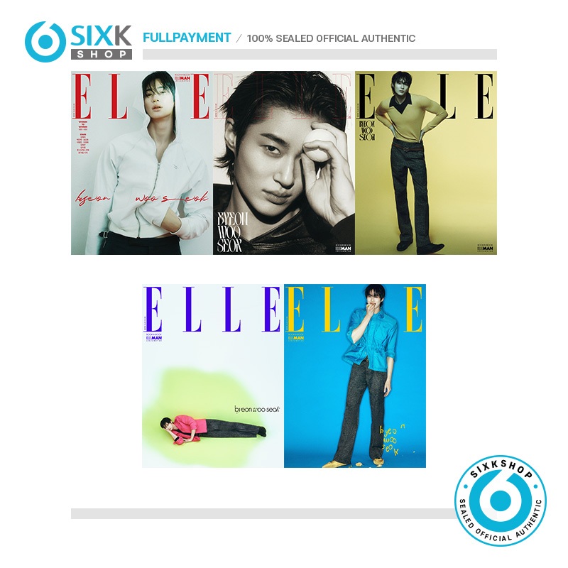 (English Translation) ELLE BYEON WOO SEOK Cover [MAR 2025]
