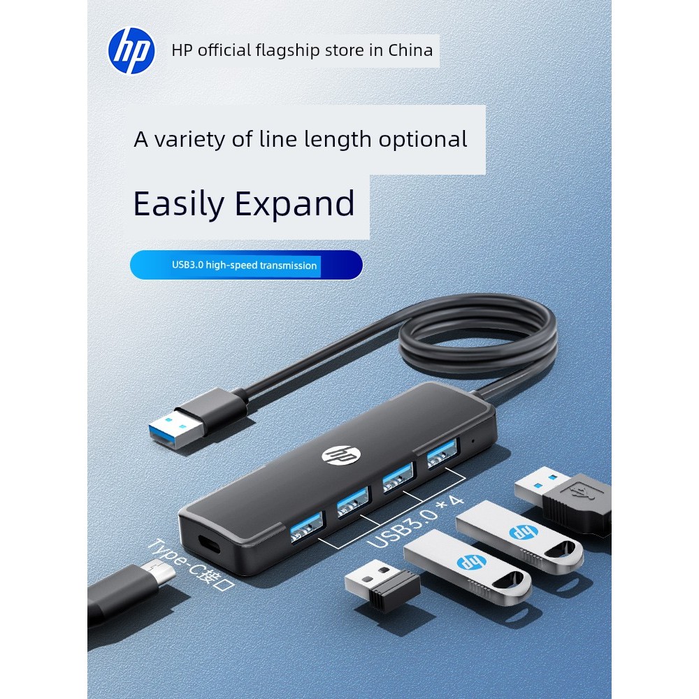 HP HP usb3.0 Docking Station Mouse Teclado U Disk Plug Multi-Port Splitter Laptop Hub multifuncional Hub de Interface Ca